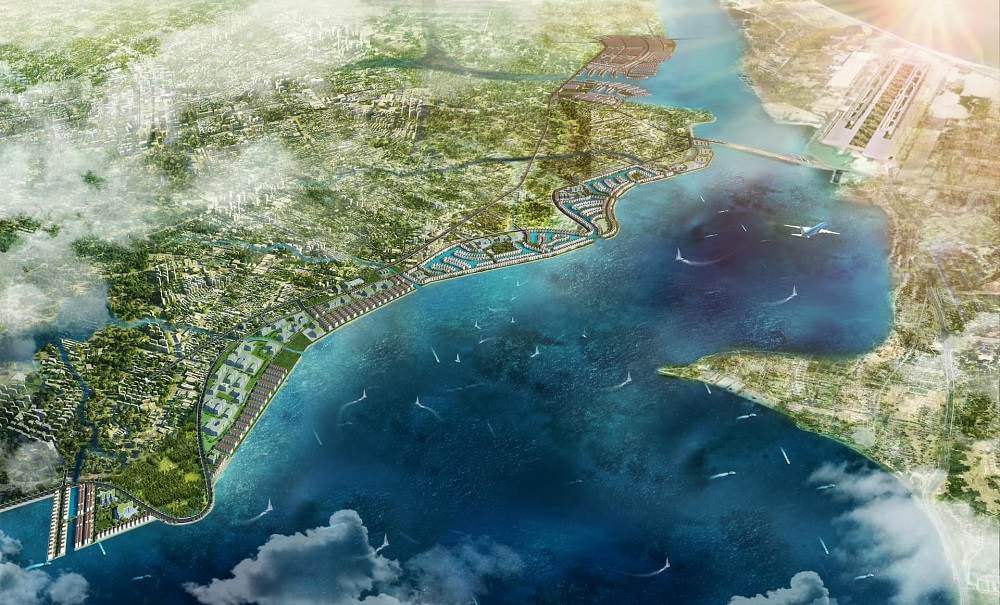 Mặt bằng Vinhomes Cam Lâm quy hoạch bài bản, chiến lược 3 Mặt bằng Vinhomes Cam Lâm chủ yếu là mặt nước và cây xanh